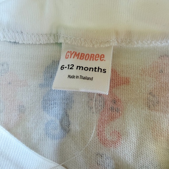 2016 Gymboree Seahorse Print Romper - 6/12 Months - Picture 5 of 7